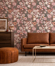 Load image into Gallery viewer, Barney Joy Wallpaper • Papaya Linen • Insitu