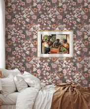 Load image into Gallery viewer, Barney Joy Wallpaper • Papaya Linen • Insitu
