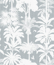 Load image into Gallery viewer, Cockatoo Palms Wallpaper • Bay Linen • Swatch
