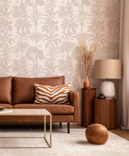 Load image into Gallery viewer, Cockatoo Palms Wallpaper • Dew Waters • Insitu