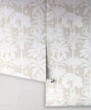 Load image into Gallery viewer, Cockatoo Palms Wallpaper • Raya Linen • Rolls