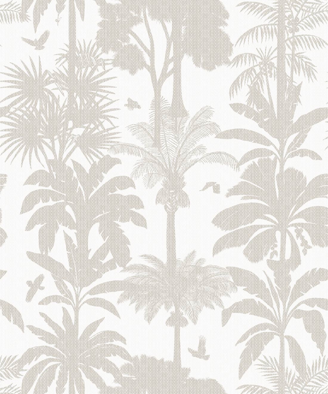 Cockatoo Palms Wallpaper • Raya Waters • Swatch