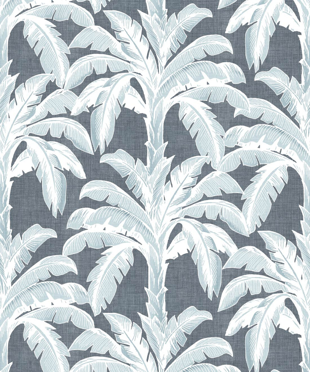 Havana Banana Wallpaper • Bee Denim Linen • Swatch