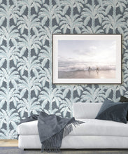 Load image into Gallery viewer, Havana Banana Wallpaper • Bee Denim Linen • Insitu