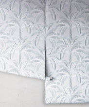 Load image into Gallery viewer, Havana Banana Wallpaper • Mist Silver Bee • Rolls