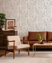 Load image into Gallery viewer, Havana Banana Wallpaper • Mist Silver Bee • Insitu