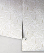 Load image into Gallery viewer, Havana Banana Wallpaper • Plaster Natural • Rolls