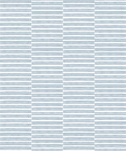 Load image into Gallery viewer, Ladder Wallpaper • Denim • Swatch