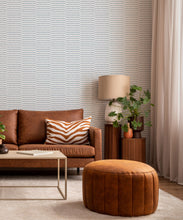 Load image into Gallery viewer, Ladder Wallpaper • Denim • Insitu