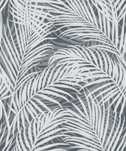 Load image into Gallery viewer, Laguna Palms Wallpaper • Denim • Swatch