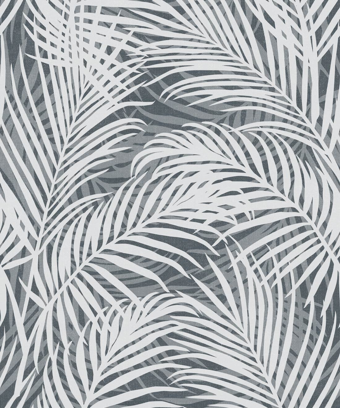 Laguna Palms Wallpaper • Denim • Swatch