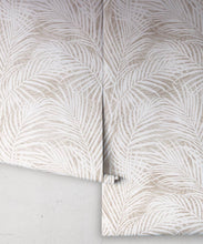 Load image into Gallery viewer, Laguna Palms Wallpaper • Vintage Wheat • Rolls