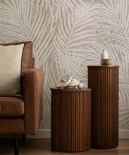 Load image into Gallery viewer, Laguna Palms Wallpaper • Vintage Wheat • Insitu