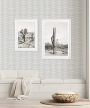 Load image into Gallery viewer, Mojave Village Wallpaper • Bayou Linen • Insitu