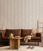 Load image into Gallery viewer, Mojave Village Wallpaper • Sand Linen • Insitu