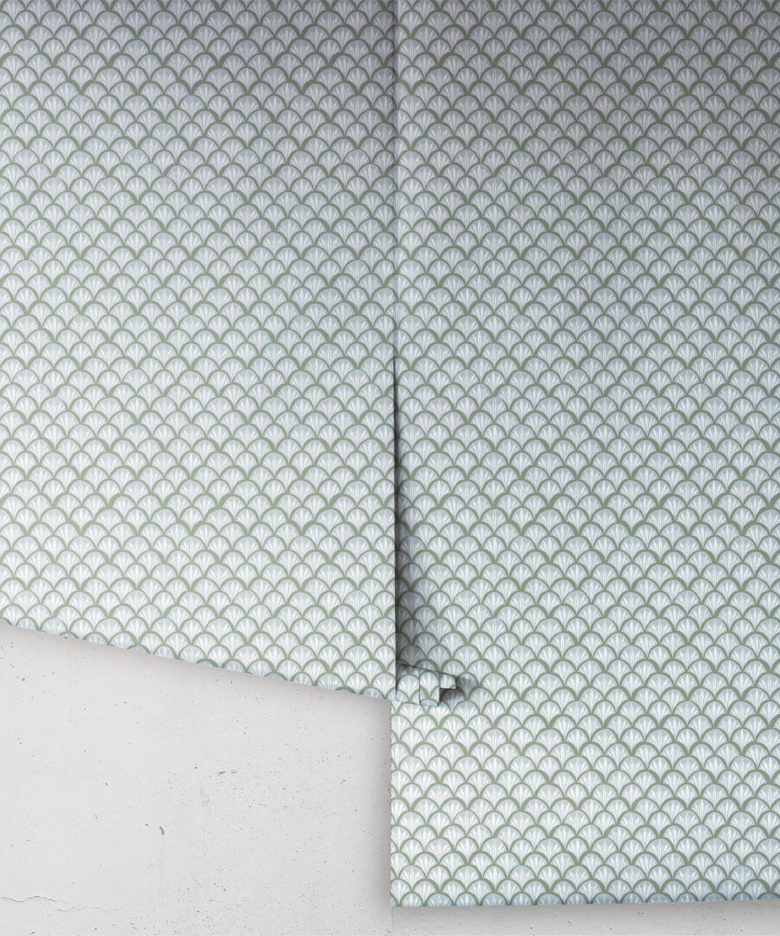 Moon Waves Wallpaper • Ferny Hazed Linens • Rolls
