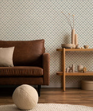 Load image into Gallery viewer, Moon Waves Wallpaper • Surf Mist Linens • Insitu