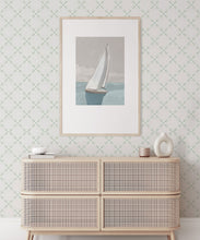 Load image into Gallery viewer, Lattice Wallpaper • Leaf • Insitu