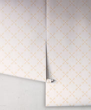 Load image into Gallery viewer, Lattice Wallpaper • Tangelo • Rolls