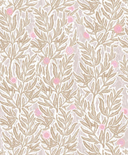 Load image into Gallery viewer, Linen Seagrass Wallpaper • Blush • Swatch