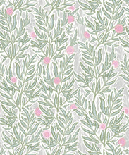 Load image into Gallery viewer, Linen Seagrass Wallpaper • Forest Jena • Swatch