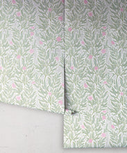 Load image into Gallery viewer, Linen Seagrass Wallpaper • Forest Jena • Rolls