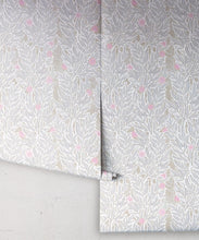 Load image into Gallery viewer, Linen Seagrass Wallpaper • Washed Raya • Rolls