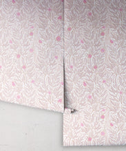 Load image into Gallery viewer, Linen Seagrass Wallpaper • Washed Vintage Dew • Rolls