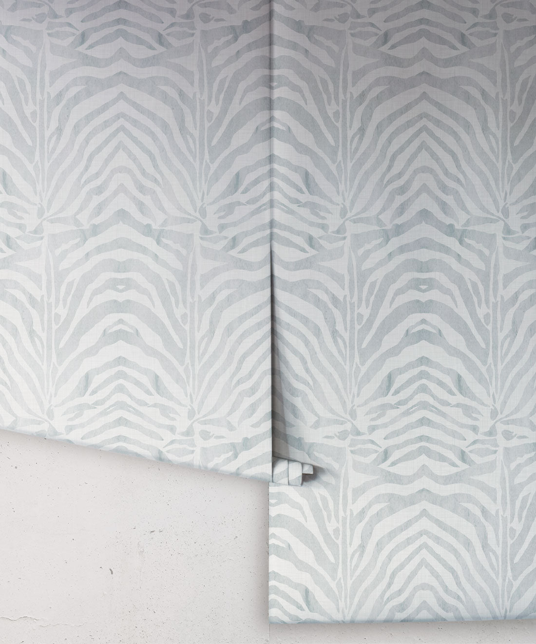 Zebra Wallpaper • Desert Sage • Rolls