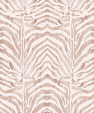 Load image into Gallery viewer, Zebra Wallpaper • Papaya Blush • Swatch