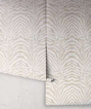 Load image into Gallery viewer, Zebra Wallpaper • Raya • Rolls