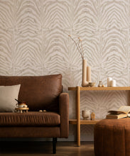 Load image into Gallery viewer, Zebra Wallpaper • Raya • Insitu
