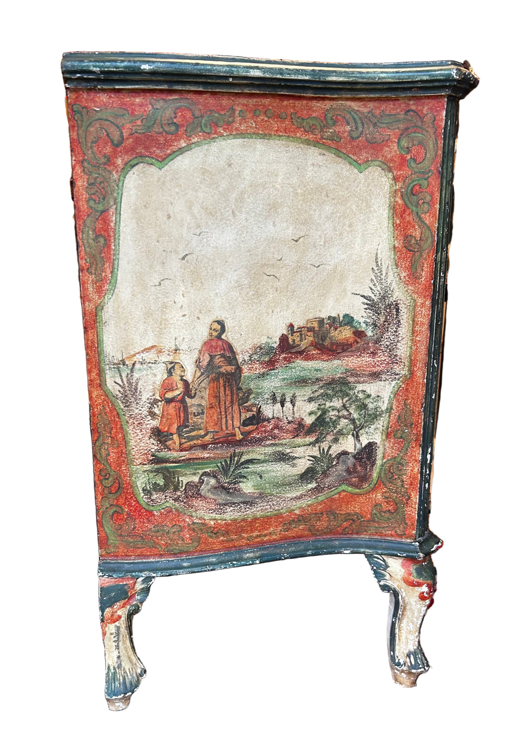 italian lacquered commode