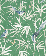 Load image into Gallery viewer, Bamboo Wallpaper • Green • Swatch