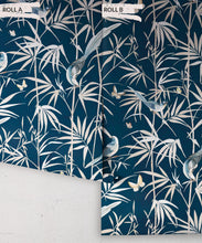 Load image into Gallery viewer, Bamboo Wallpaper • Navy • Rolls