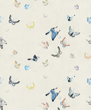 Load image into Gallery viewer, Butterflies Wallpaper • Beige • Swatch