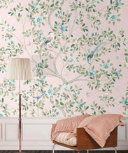 Load image into Gallery viewer, Camellia Tree Mural • Pink • Insitu