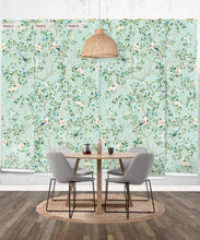 Load image into Gallery viewer, Camellia Tree Mural • Powder Blue• Rolls