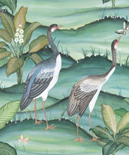 Load image into Gallery viewer, The Field Mural • Emerald • Swatch