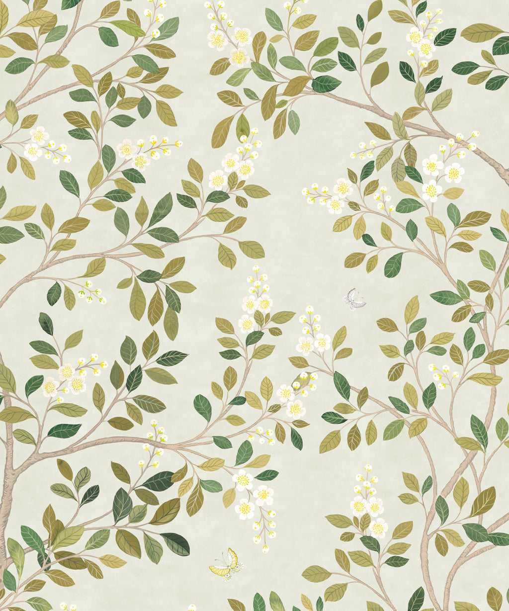 White Blossom Tree Wallpaper