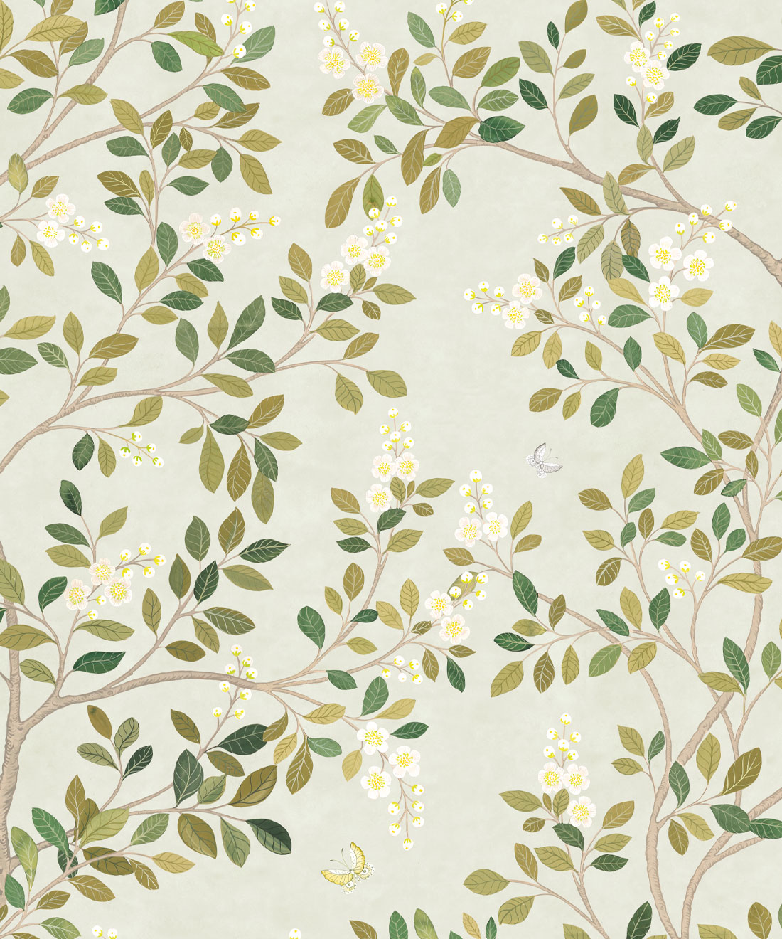 White Blossom Tree Wallpaper