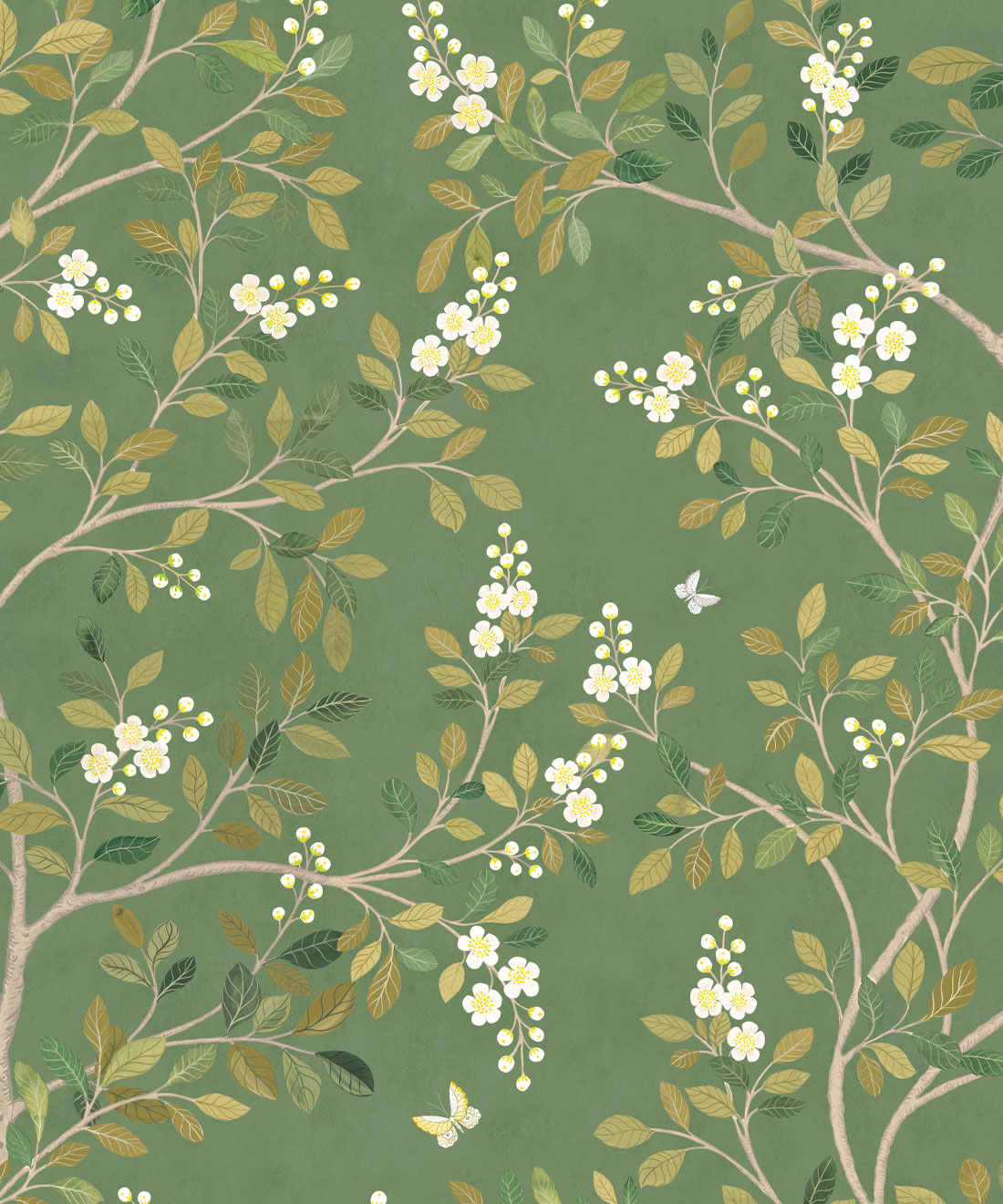 White Blossom Tree Wallpaper
