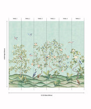 Load image into Gallery viewer, Spring Landscape Mural - Colorway: Sea Spray - Panels