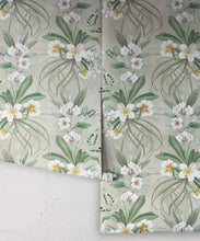 Load image into Gallery viewer, Hibiscus at Double Bay Wallpaper - Bethany Linz - My Sydney Collection - Colourway: Beige - Roll