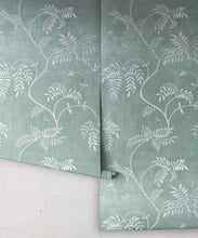 Load image into Gallery viewer, Wisteria Vine Wallpaper - Bethany Linz - My Sydney Collection - Colourway: Duck Egg - Roll