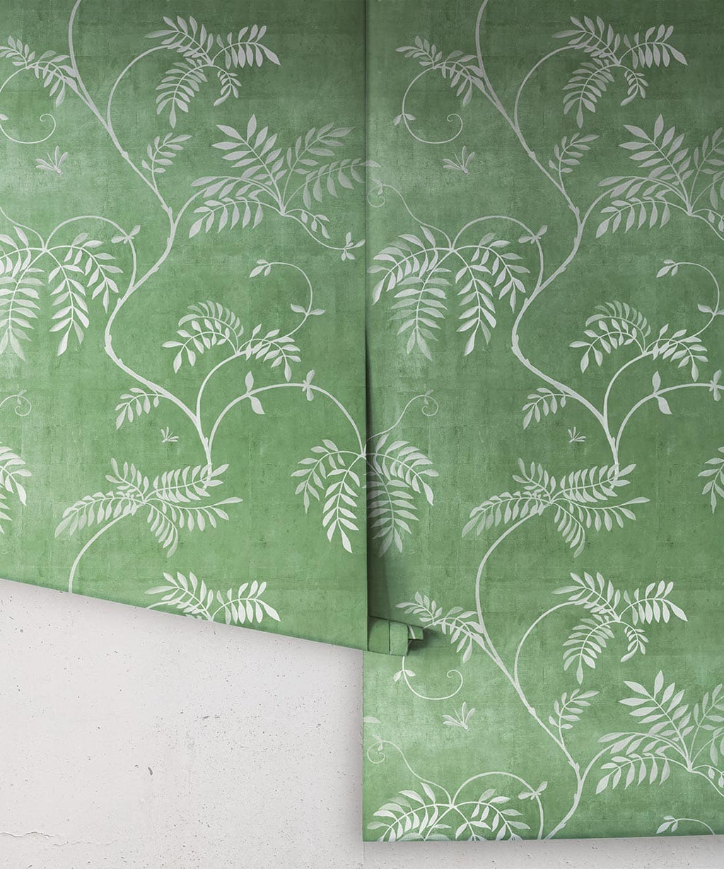Wisteria Vine Wallpaper - Bethany Linz - My Sydney Collection - Colourway: Green - Roll