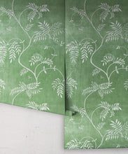 Load image into Gallery viewer, Wisteria Vine Wallpaper - Bethany Linz - My Sydney Collection - Colourway: Green - Roll