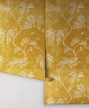 Load image into Gallery viewer, Wisteria Vine Wallpaper - Bethany Linz - My Sydney Collection - Colourway: Gold - Roll
