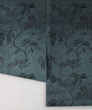 Load image into Gallery viewer, Wisteria Vine Wallpaper - Bethany Linz - My Sydney Collection - Colourway: Night - Roll