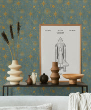 Load image into Gallery viewer, The Milky Way Wallpaper - Bethany Linz - My Sydney Collection - Colourway: French Blue - Insitu